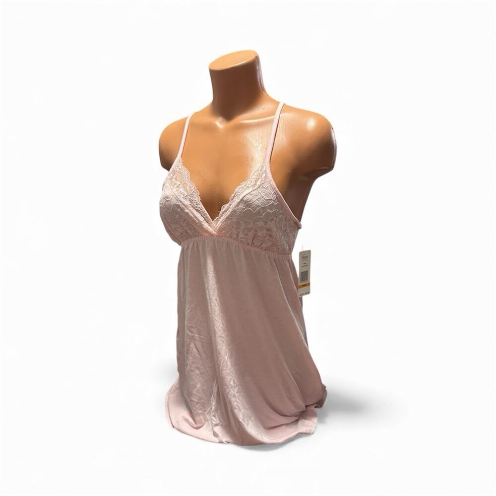 Flora Babydoll Nightgown Size Small NWT Ballet Pink Sexy Sleepwear Nightie